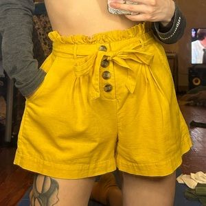 American Eagle Yellow Shorts